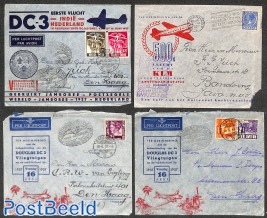 4 DC-3 Flight covers