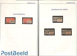 Collection with different type of Fiscal seals, see 4 pictures