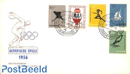 Olympic games 5v, FDC