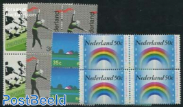 Mixed issue 4v, Block of 4 [+]