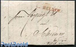 Letter from Den Helder to Schiedam (17 feb 1825)