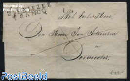 Letter from Zierikzee to Dordrecht