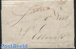 Letter from Arnhem to Elberfeld