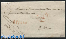 Folding letter from Harderwijk to Dalfsen