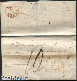 Letter from Steenbergen via s-Hertogenbosch to Breda