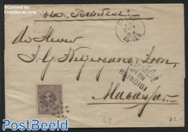Shipmail to Neth. Indies via Brindisi