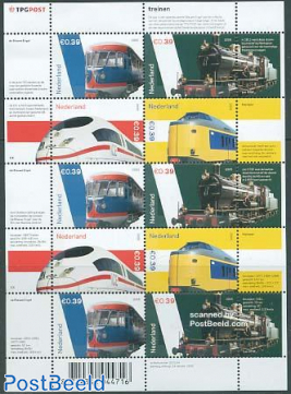 Railways minisheet