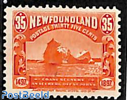 35c, Stamp out of set, without gum