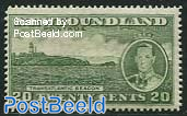 20c, Perf. 13, Stamp out of set
