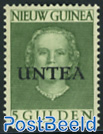 Stamp 1963, Dutch New Guinea 10c UNTEA, small letter, Stamp out of