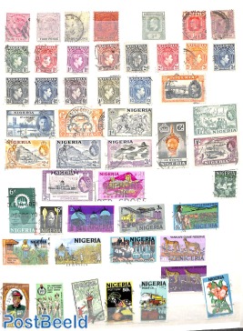 Lot Nigeria (49 stamps)