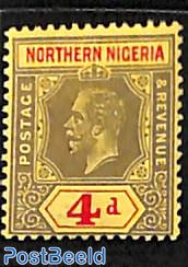 Northern Nigeria, 4d, Stamp out of set