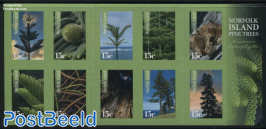 Pine Trees 10v s-a in foil booklet (15c)