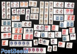 Lot with local overprints Crimea