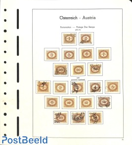 Postage due sets 1894+1899, mixed */o