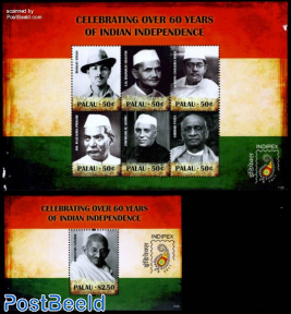60 Years independence of India 2 s/s