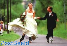 'Inline Skate Couple Get Married'