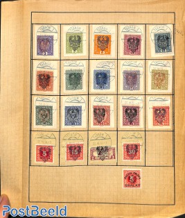 Page with stamps Tarnow