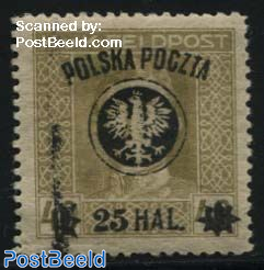 25H on 40H, Perf. 11.5, Stamp out of set