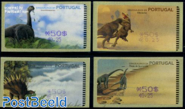Automat stamps 4v, preh. animals 4v, double value