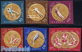 Olympic winners 6v imperforated