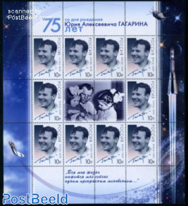 Yuri Gagarin minisheet