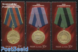 70 Years Victory, Liberation Medals 3v