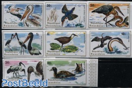 Water Birds 8v, imperforated