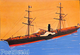 Framz zeilschip met hulpstroomvermogen ca 1850