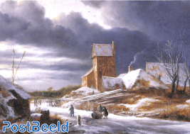 Jacob van Ruisdael, Winterlandschap, ca 1665