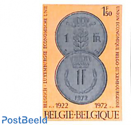 Belgium-Luxemburg economic union 1v, imperforated
