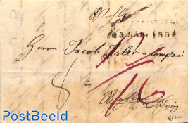Folding letter from Munich 23 March 1834
