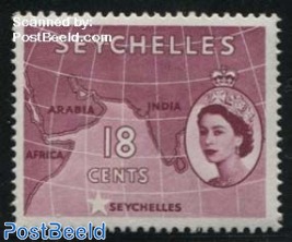 18c, Stamp out of set