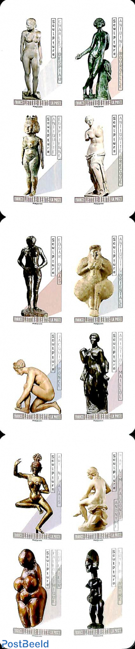 Sculptures 12v s-a in booklet