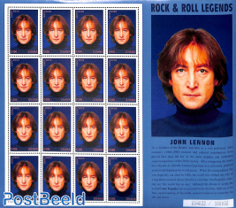 John Lennon minisheet
