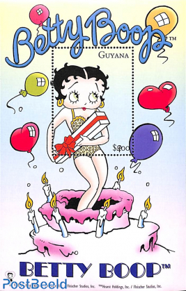 Betty Boop with present box s/s