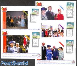 Dutch Royal visit, 5 covers