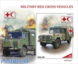 Military red cross vehicles