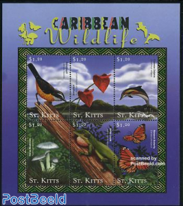Caribbean wildlife 6v m/s