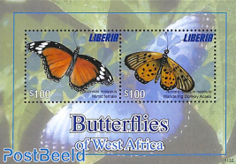 Butterflies of West Africa s/s