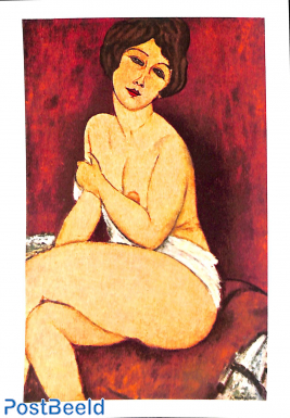 Amedeo Modigliani, Nu assis, 1917
