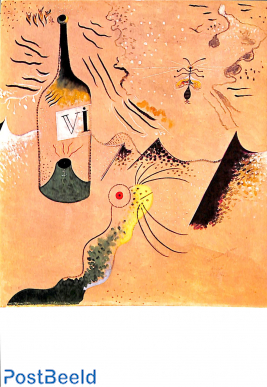 Joan Miro, Ampolla de vi, 1924