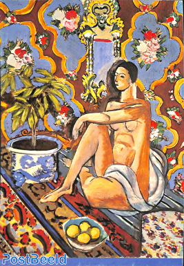 Henri Matisse,Figure décorative sur fond ornamental 1925