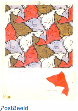 M.C. Escher, Symmetry drawing E20