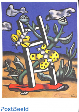 Fernand Léger, Deux papillons jaunes sur une échelle