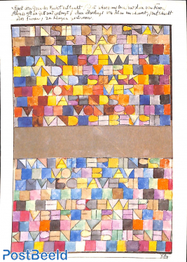 Paul Klee, Einst dem Grau der Nacht enttaucht 1918