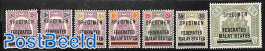 Lot with 7 SPECIMEN stamps