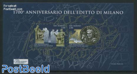 1700th anniversary of the Edict of Milano s/s