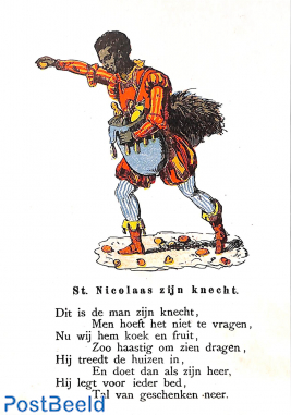 St. Nicolaas en zijn knecht, uit l. de Haan ca. 1850