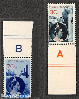 Photomontage 2v, MNH, with sheetborders, with attest Muis